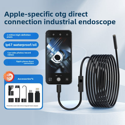 Industrial USB Endoscope Camera for Pipe and Auto Inspection