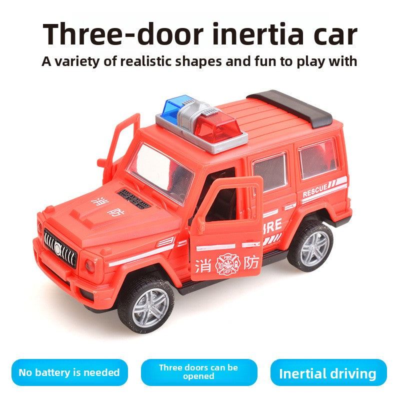 Inertia Engineering Toy Car with DIY Stickers