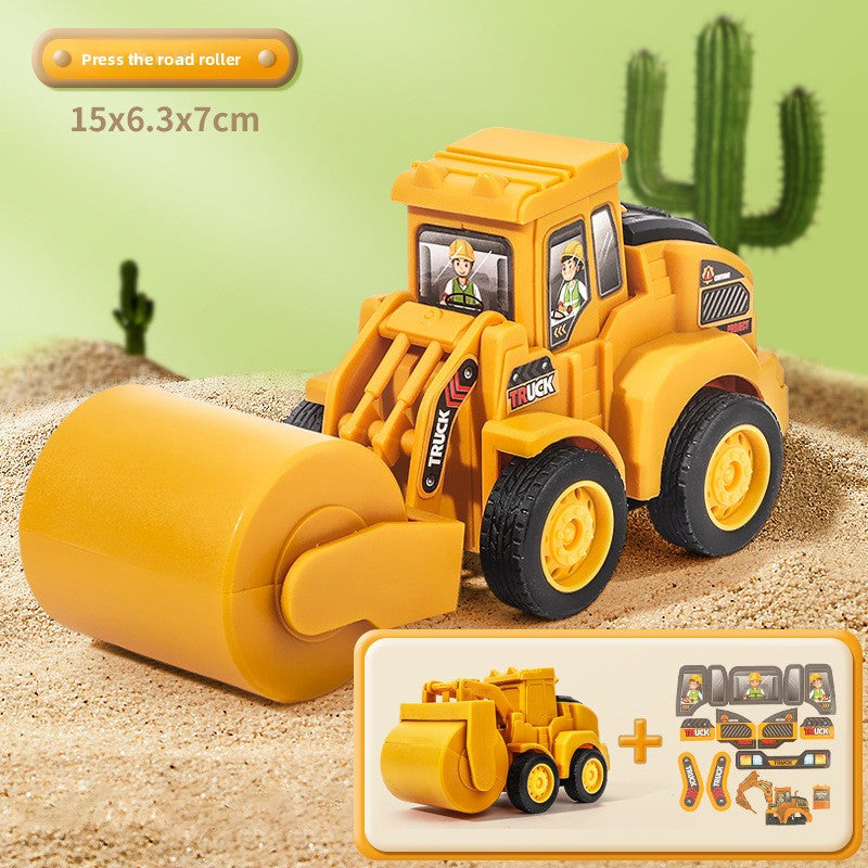 Inertia Engineering Toy Car with DIY Stickers