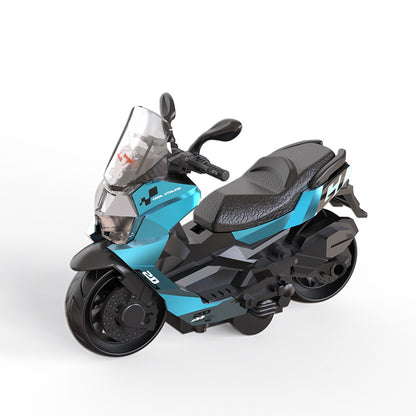 Inertial motorcycle toy motorcycle model