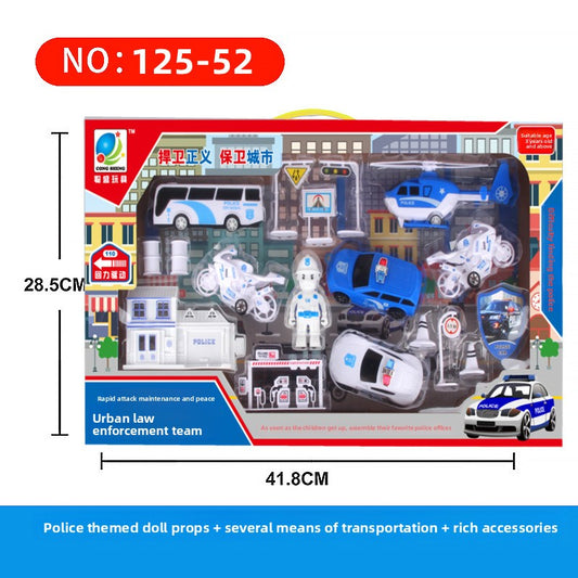 Inertial rebound toy car