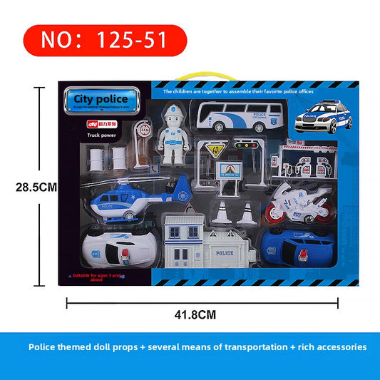 Inertial rebound toy car