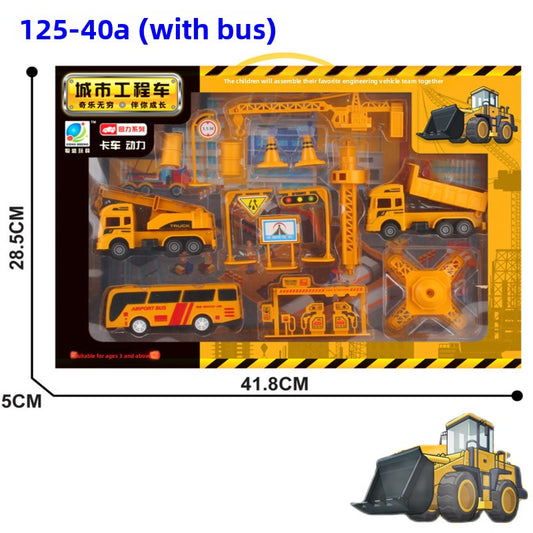Inertial rebound toy car