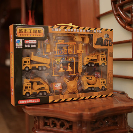 Inertial rebound toy car