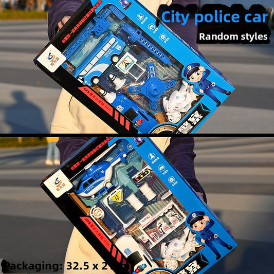 Inertial rebound toy car