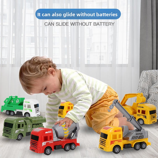Inertial rebound toy car