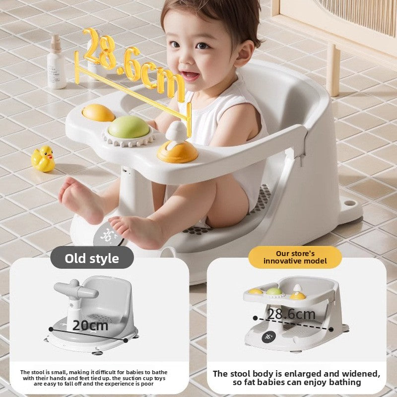 Infant Bath Seat with Safety Straps