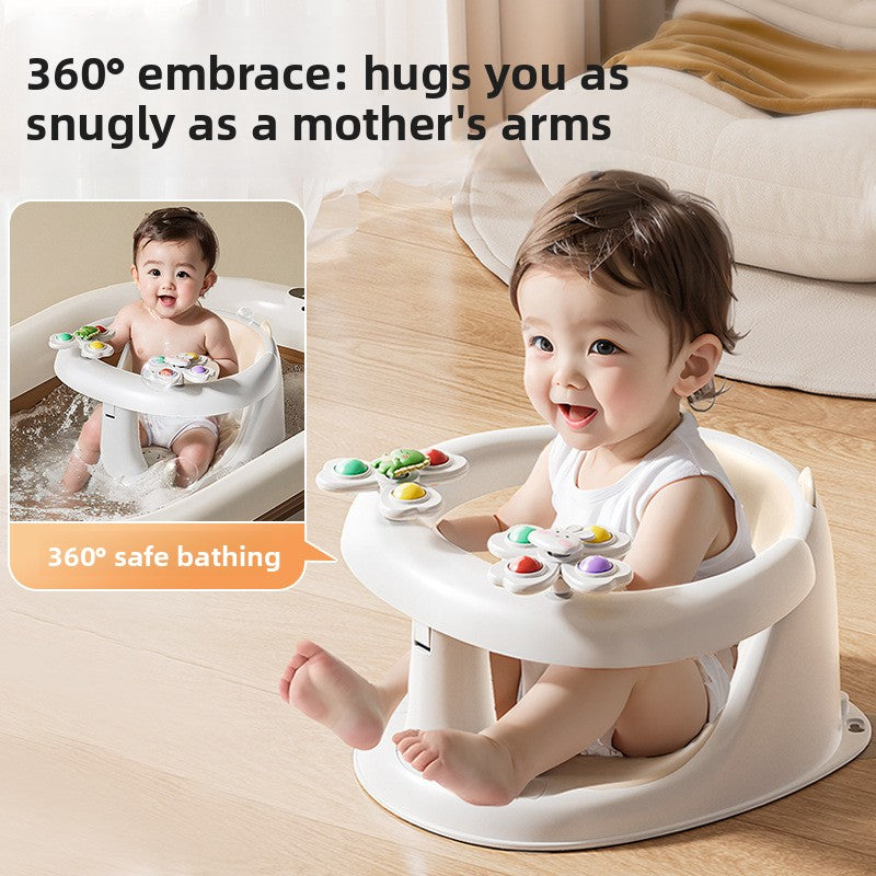 Infant Bathing Learning Chair with Anti-Slip Base