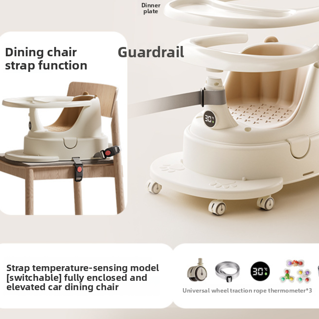 Infant Bathing Learning Chair with Anti-Slip Base