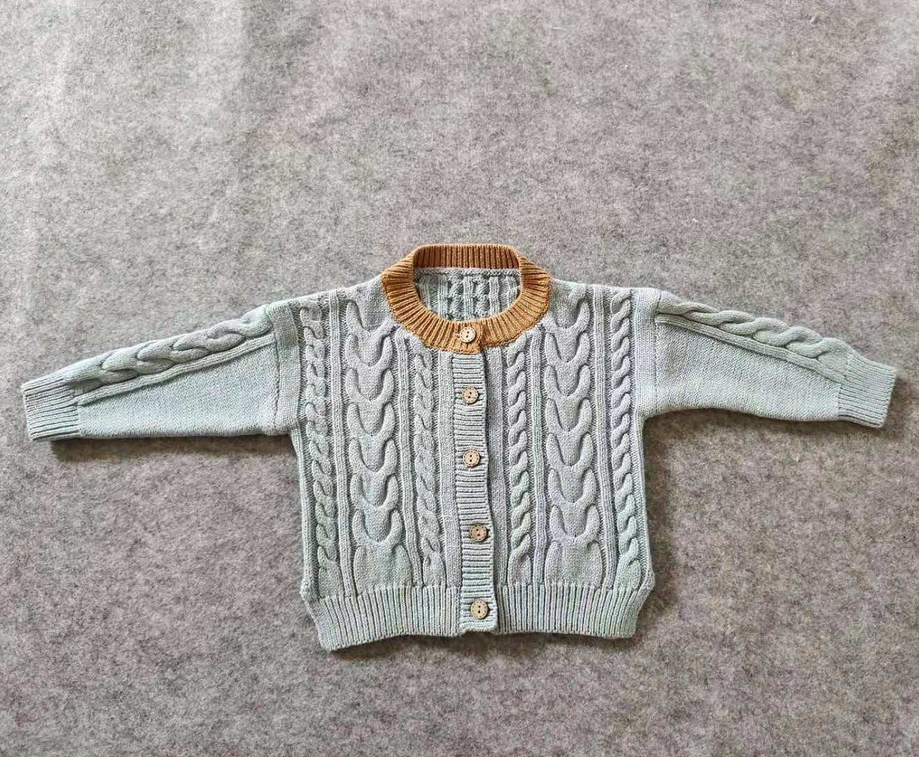 Infant Cable Knit Cardigan Sweater