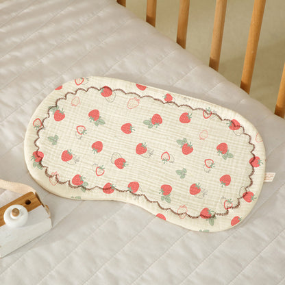 Infant Cotton Flat Pillow with Lace