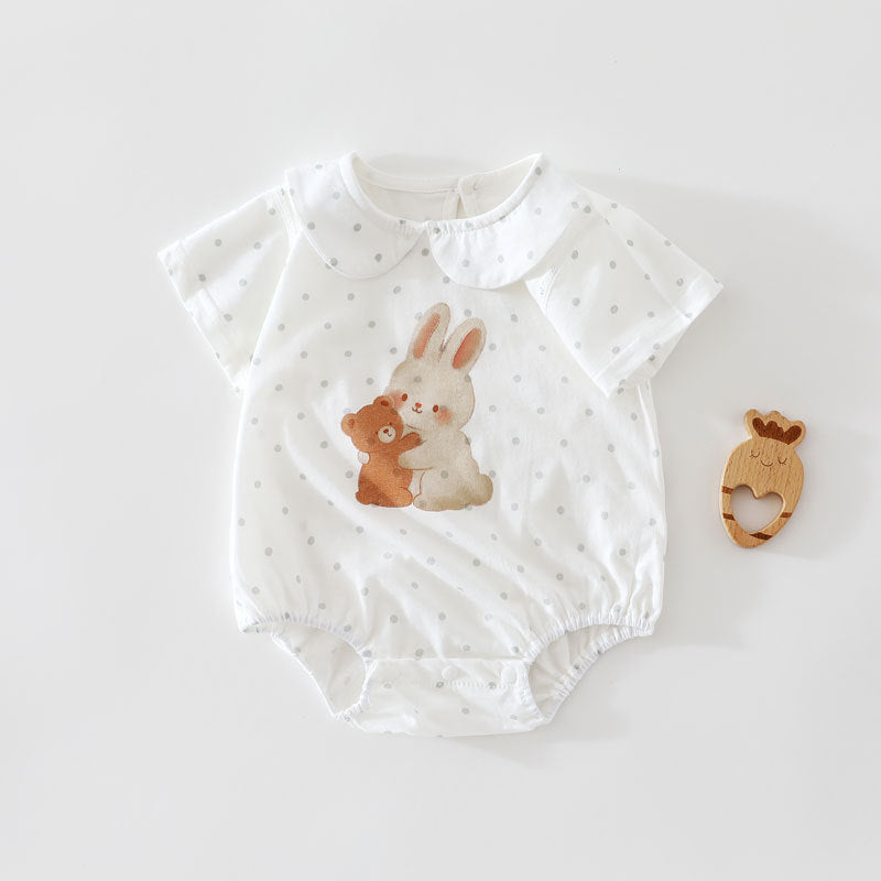 Infant Cotton Short Sleeve Romper