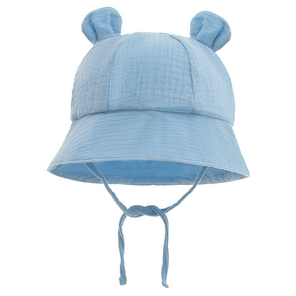 Infant Cotton Sun Hat with Bunny Ears