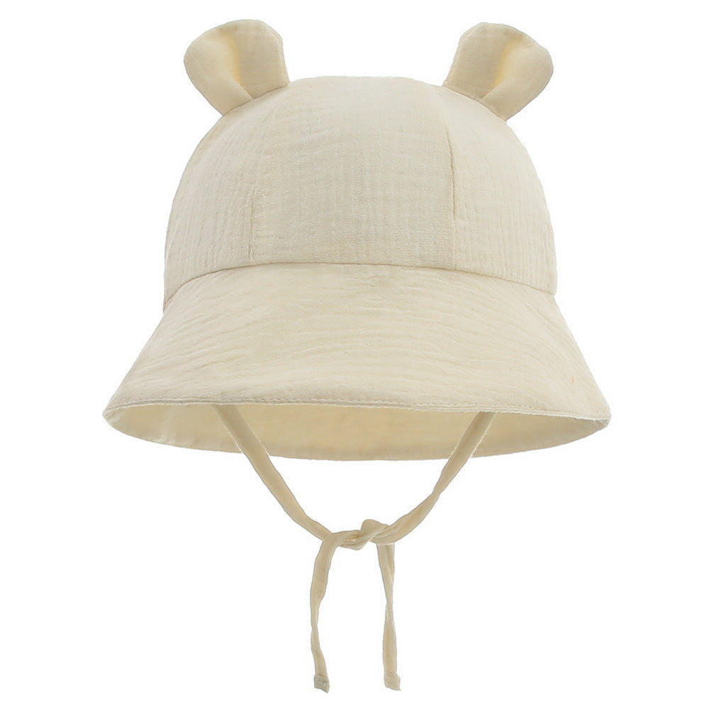 Infant Cotton Sun Hat with Bunny Ears