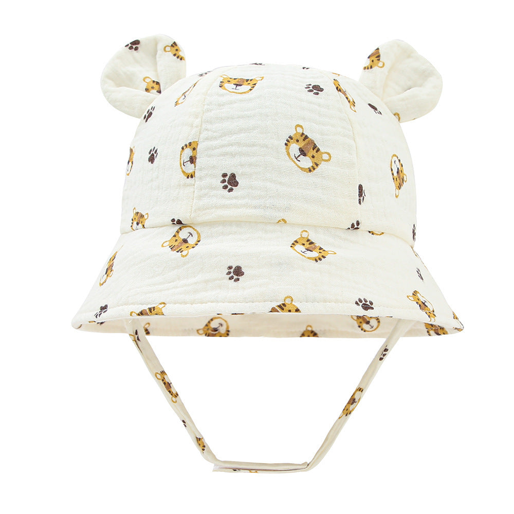 Infant Cotton Sun Hat with Bunny Ears