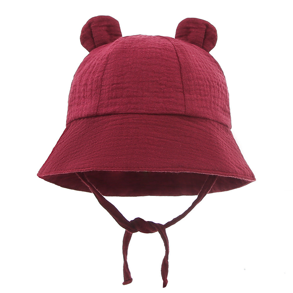 Infant Cotton Sun Hat with Bunny Ears