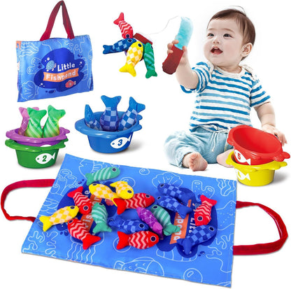 Infant Fabric Montessori Fishing Toy