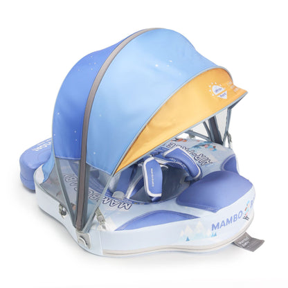 Infant Inflatable-Free Swimming Ring with Sun Canopy