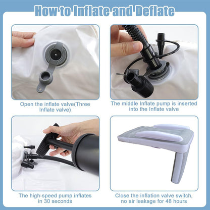 Infant inflatable mattress