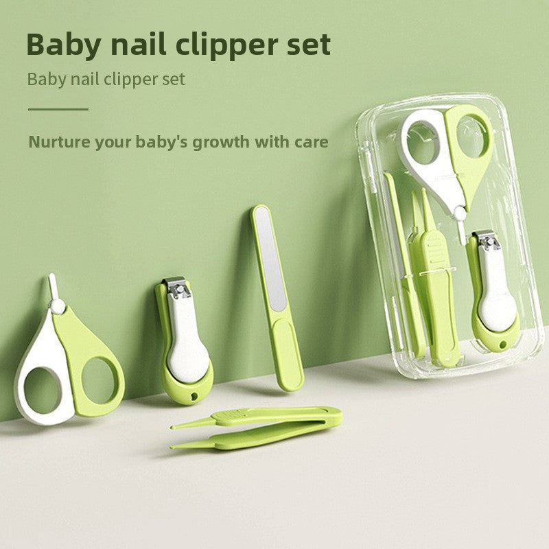 Infant Nail Care Clipper Set with Safety Cover