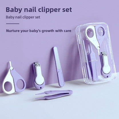 Infant Nail Care Clipper Set with Safety Cover