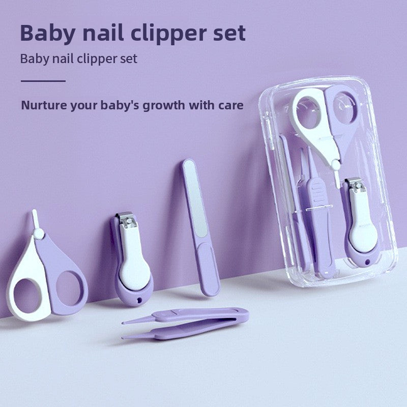Infant Nail Care Clipper Set with Safety Cover