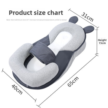 Infant Nursing Pillow with Anti-Spill Design