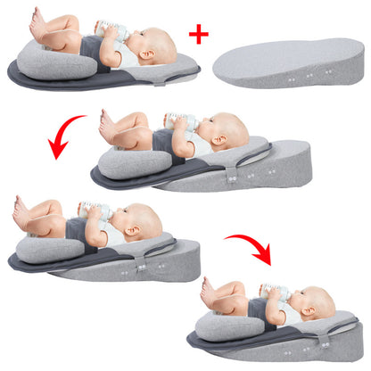 Infant Nursing Pillow with Anti-Spill Design