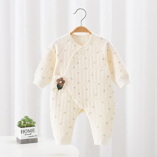 Infant Quilted Butterfly Jumpsuit