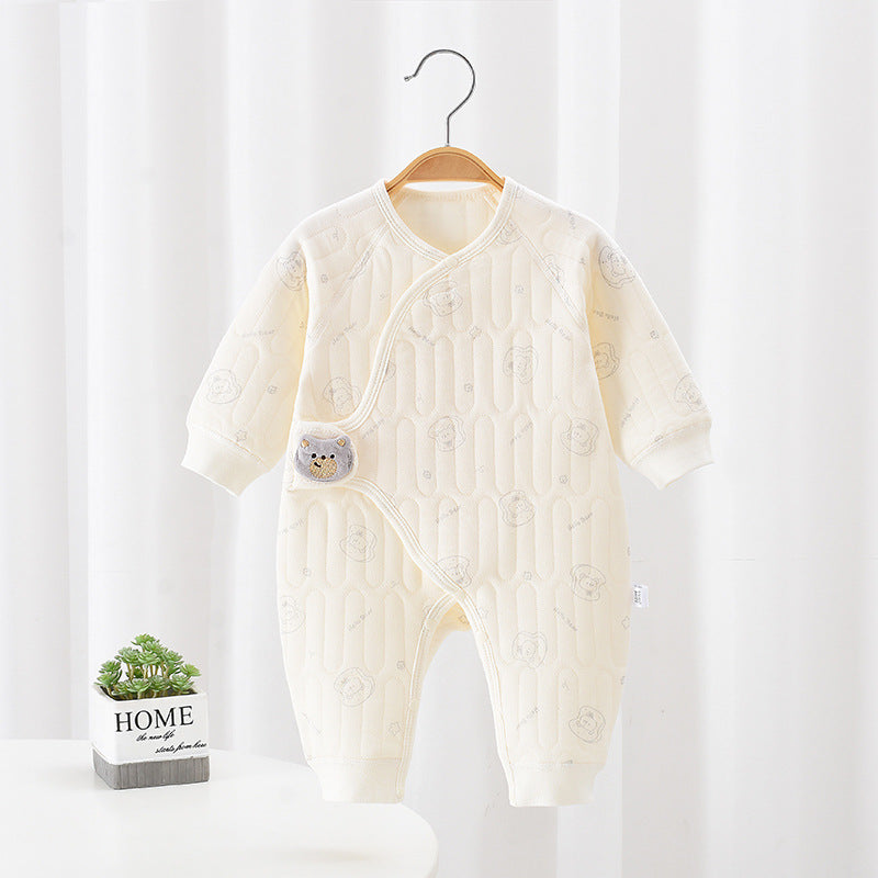 Infant Quilted Butterfly Jumpsuit