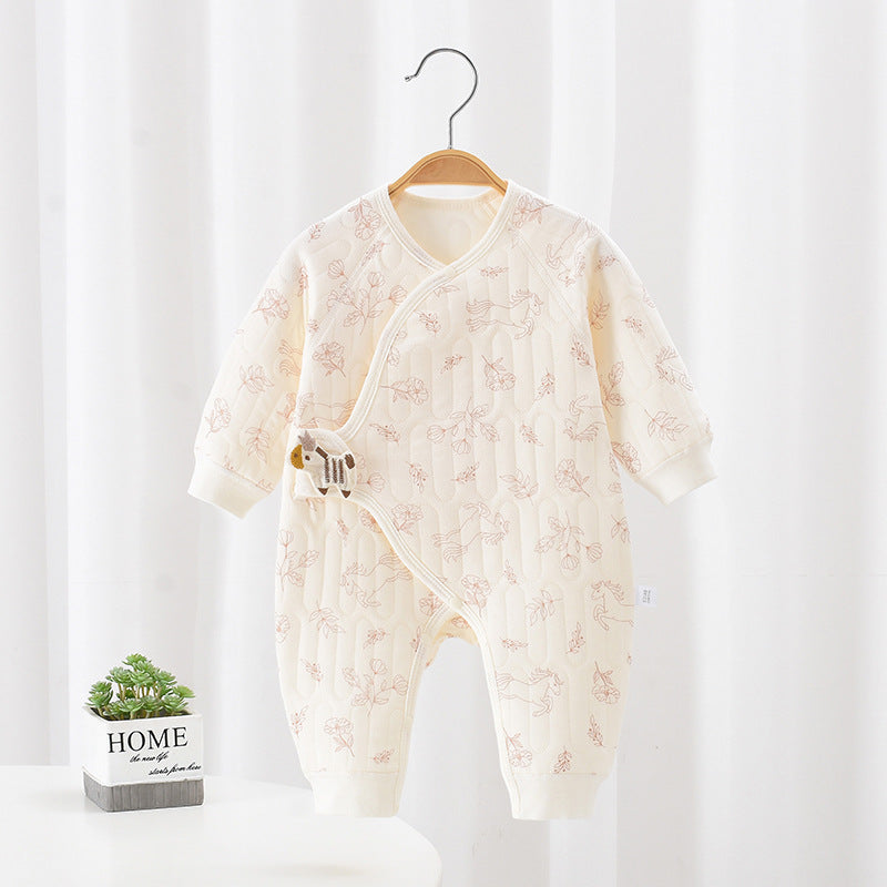 Infant Quilted Butterfly Jumpsuit