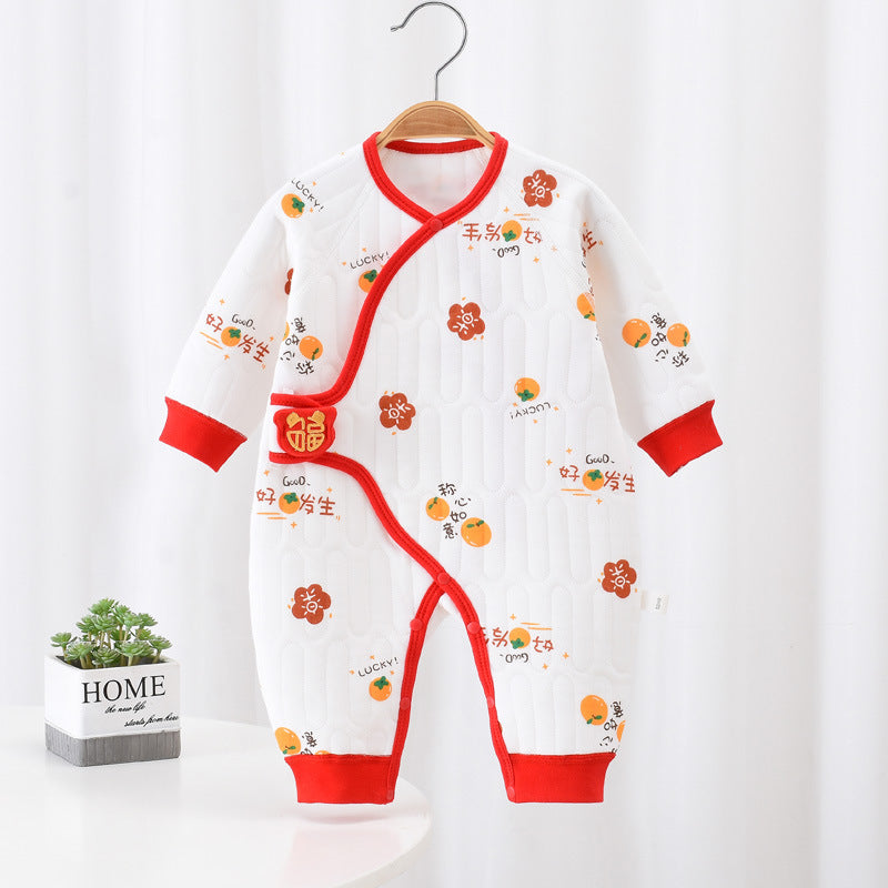 Infant Quilted Butterfly Jumpsuit