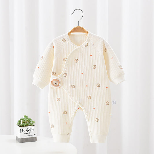 Infant Quilted Butterfly Jumpsuit