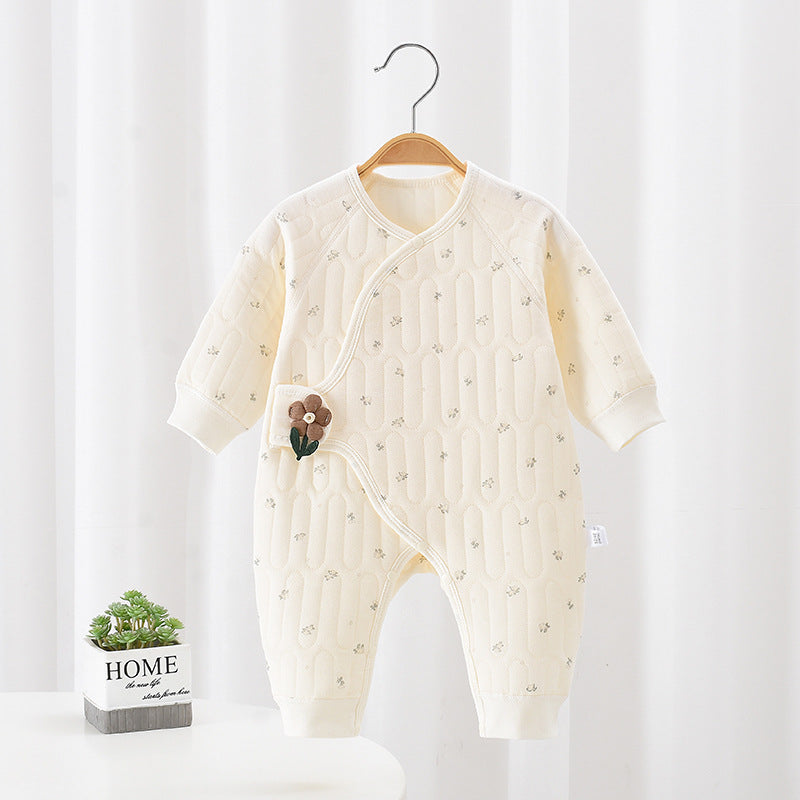 Infant Quilted Butterfly Jumpsuit