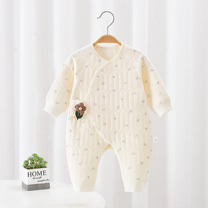 Infant Quilted Butterfly Jumpsuit