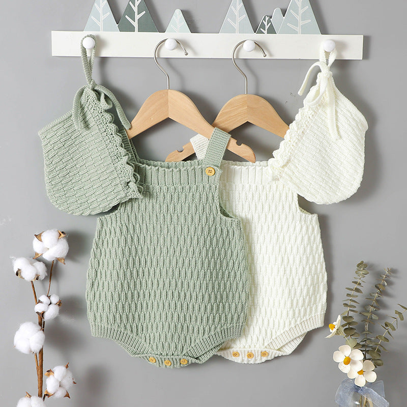 Infant Romper and Hat Set