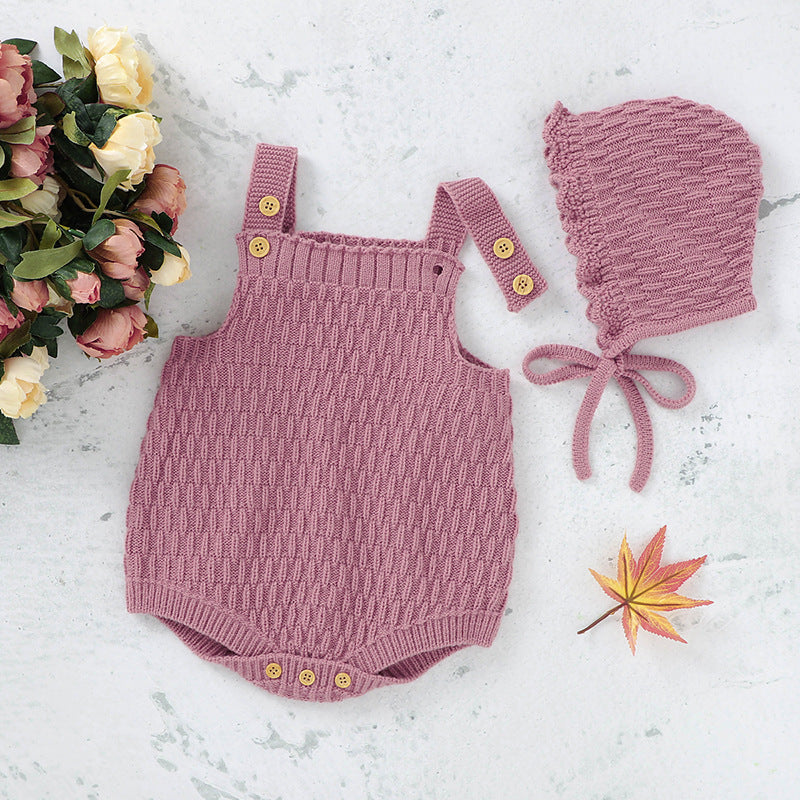Infant Romper and Hat Set