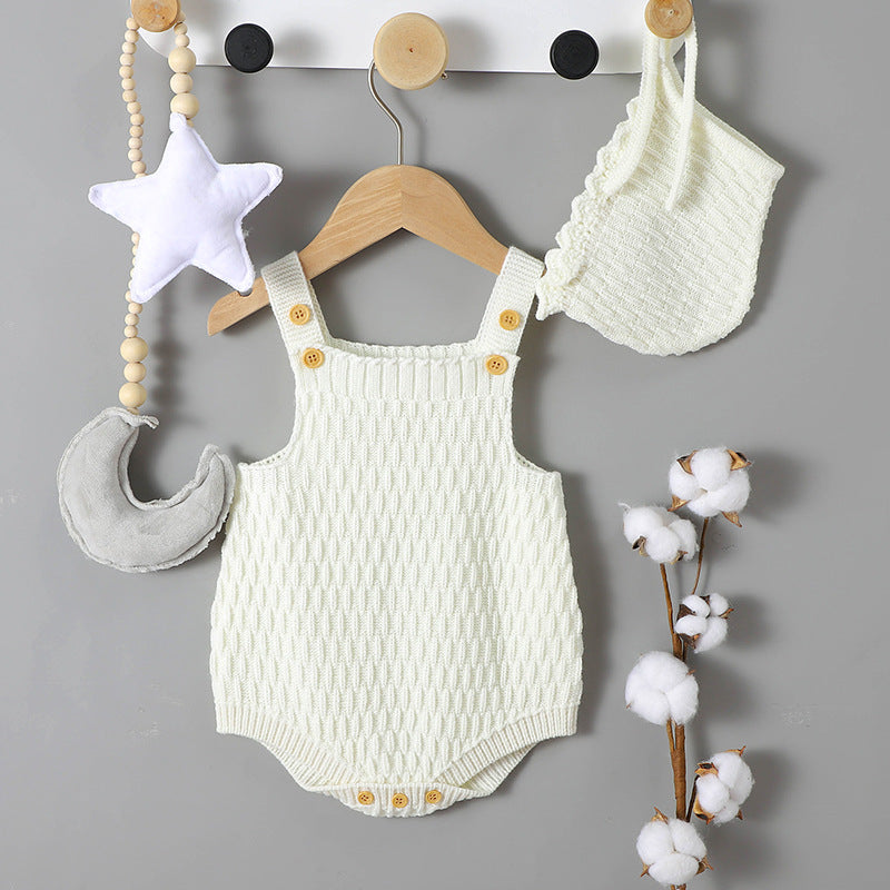 Infant Romper and Hat Set