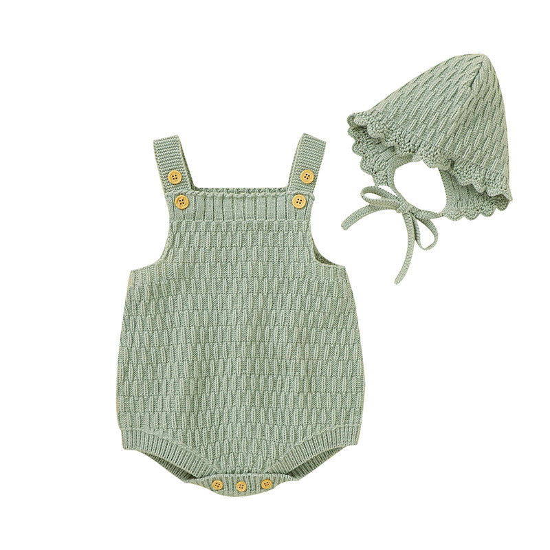 Infant Romper and Hat Set