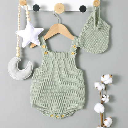 Infant Romper and Hat Set