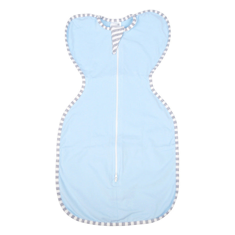 Infant sleep bag to prevent startled movements