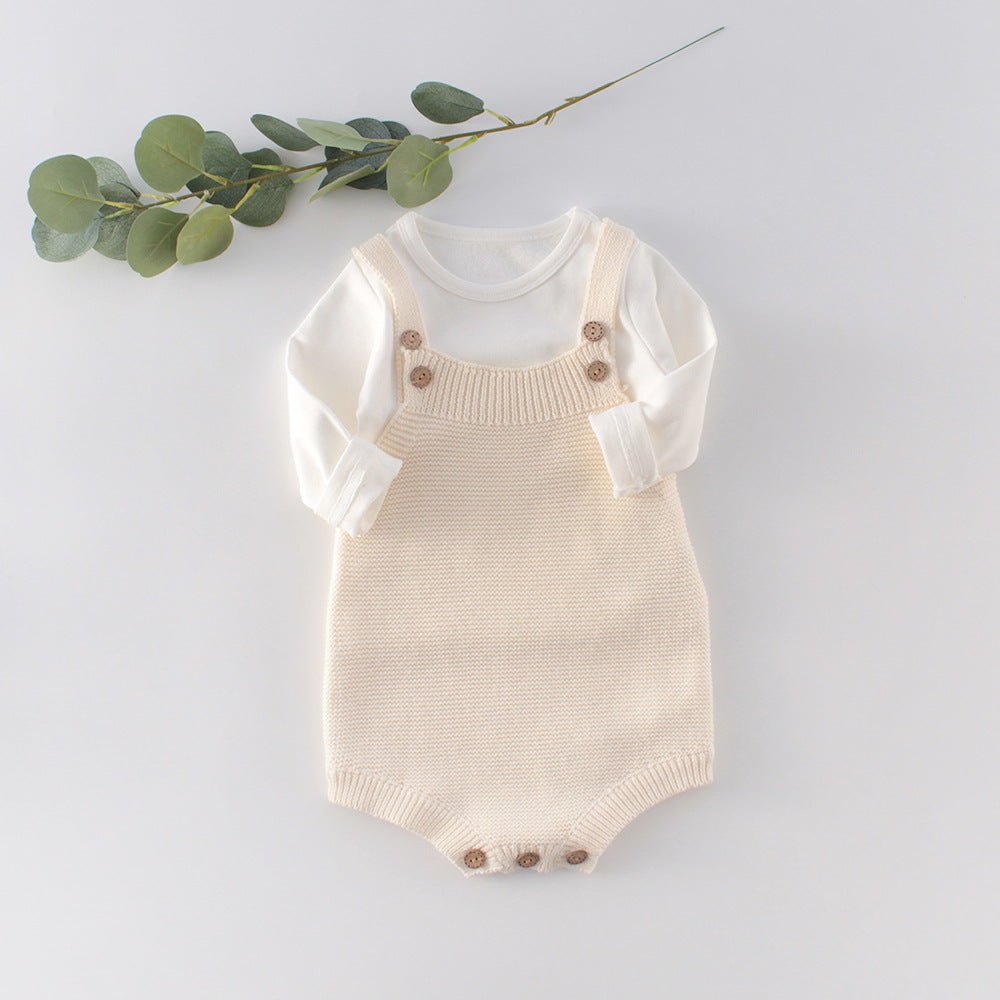 Infants Knitted Jacket Romper