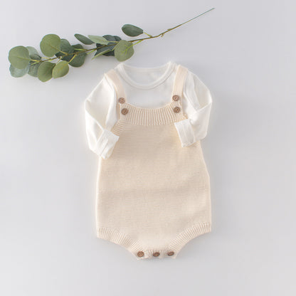 Infants Knitted Jacket Romper