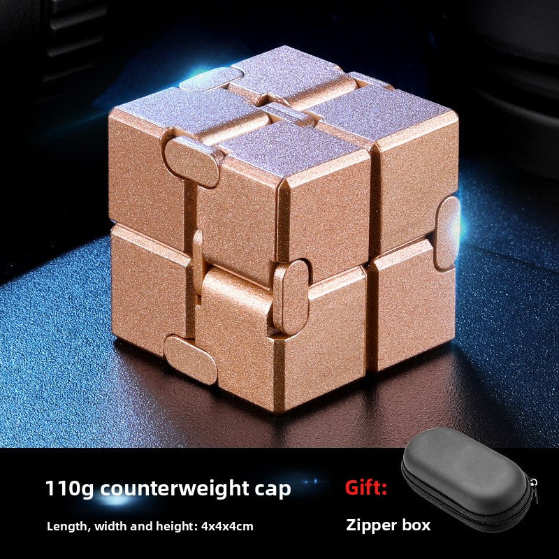 Infinite Fidget Cube Alloy Metal Decompression Toy