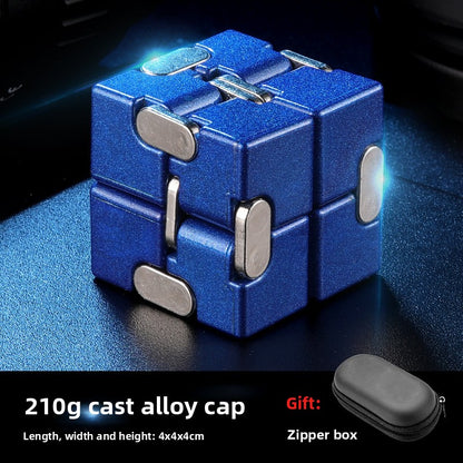 Infinite Fidget Cube Alloy Metal Decompression Toy