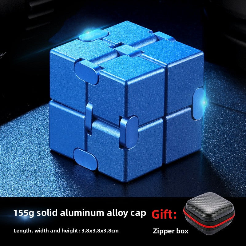 Infinite Fidget Cube Alloy Metal Decompression Toy