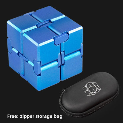 Infinite Fidget Cube Alloy Metal Decompression Toy