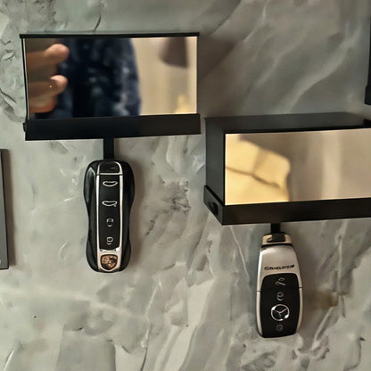 Infinite Mirror Garage Key Holder with LED Light