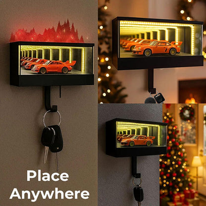 Infinity Garage Keychain with LED Light