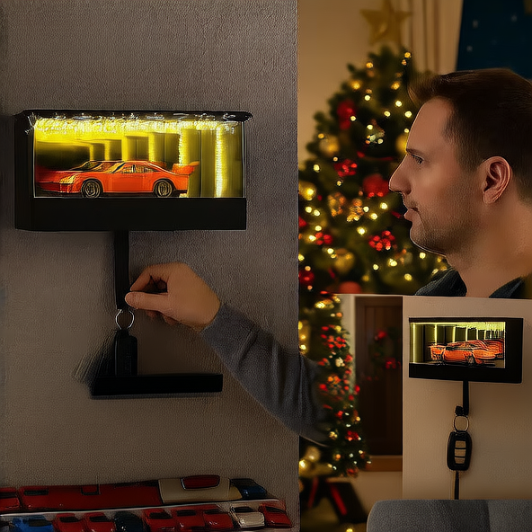 Infinity Garage Luminous Keychain with USB Charging